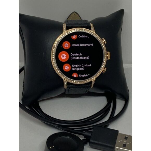 Fossil Gen 4 Authentic Digital Dial Smart Watch Custom Band FTW6030 QT772